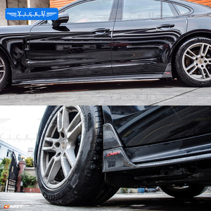 CMST karbon Fiber gövde kiti için 2017-2022 Porsche Panamera 971 ön dudaklar rüzgar bıçak yan etek arka dudaklar mükemmel montaj kiti
