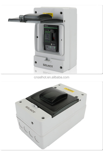 SHXC遮断器IP65プラスチック製配電ボックス2極防水エンクロージャー - Product Image 6