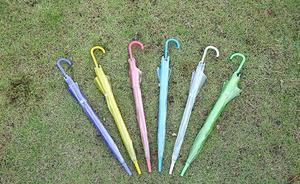 Transparent PVC Long Handle Straight Umbrella Candy-Colored 8 Bone <strong>Rain</strong> <strong>Cover</strong> for Travel Manual Control Clear Sun Protection - Product Image 5