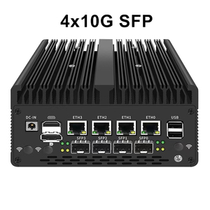 Topton <strong>Intel</strong> Core I7-13620H I5-13420H 13th Gen Mini PC 10G SFP 4x2.5G <strong>Lan</strong> 2*DDR5 5G SIM Fanless Solid Firewall Computer Server - Product Image 4