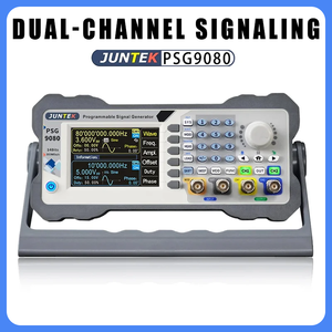 Juntek เครื่องวัดความถี่รูปคลื่นสองช่องสัญญาณ PSG9080 80ม. ควบคุมด้วยโปรแกรมได้แบบดิจิทัลเครื่องกำเนิดสัญญาณ - Product Image 3