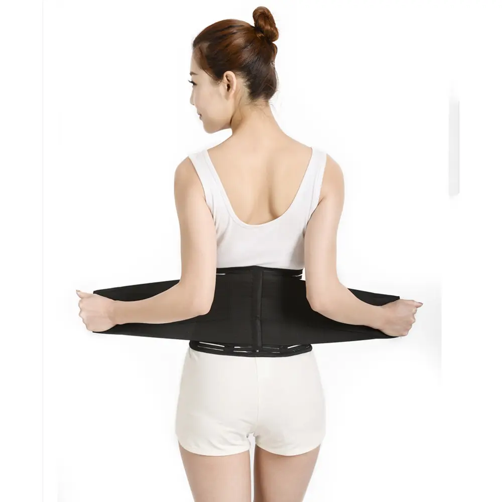 Ceinture de soutien lombaire ajustable unisexe pour femmes, bretelles respirantes, pour le bas du dos, ajustable