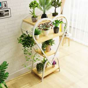 YQ Forever Modern and Simple Heart-Shape Flower Stand <strong>New</strong> Simple and Stylish Plant Pot &amp; <strong>Planter</strong> - Product Image 4