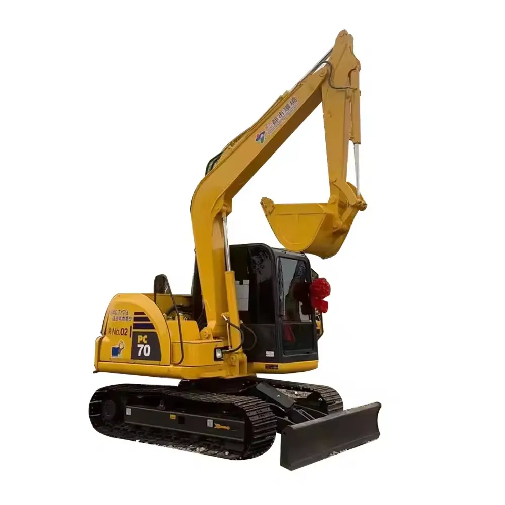 95% nuovi escavatori usati a buon mercato Giappone komatsu escavatore pc70-8 mini scavatore komatsu cingolato escavatore