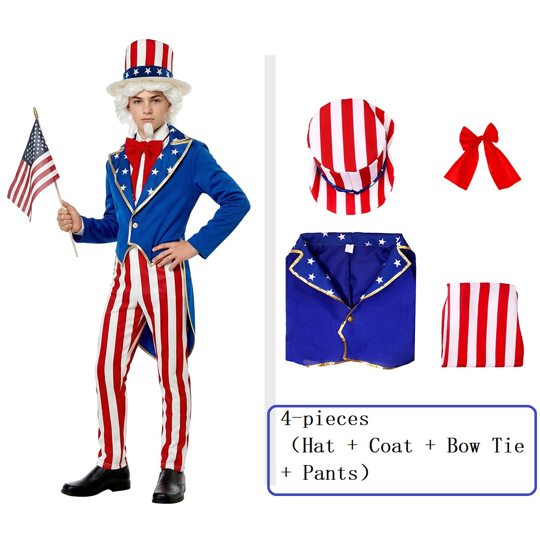 Costume patriotique Oncle Sam pour enfants
