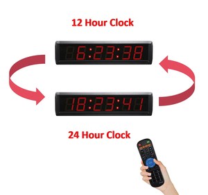 Factory Price Wholesale 2.3 Inch <strong>7</strong> <strong>Segment</strong> 6 Digits <strong>Digital</strong> Countdown Timer Big Number <strong>Display</strong> LED Stopwatch <strong>Clock</strong> Multifunction - Product Image 3