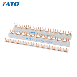 FATO Pin-Type U-Type I-Type U-Type MCB ทองแดง busbar 1P 2P 3P 4P ฉนวนป้องกันไฟบาร์สายไฟใช้ในครัวเรือนและโรงงาน - Product Image 2