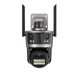 户外IP Camara 3屏幕安全闭路电视8mp自动跟踪摄像机监控三镜头网络摄像机闭路电视无线ICSEE - Product Image 1