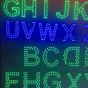 5730 Smd 5050 RGB LEDモジュール12V LEDアルファベット文字番号サイン大文字モジュール - Product Image 5