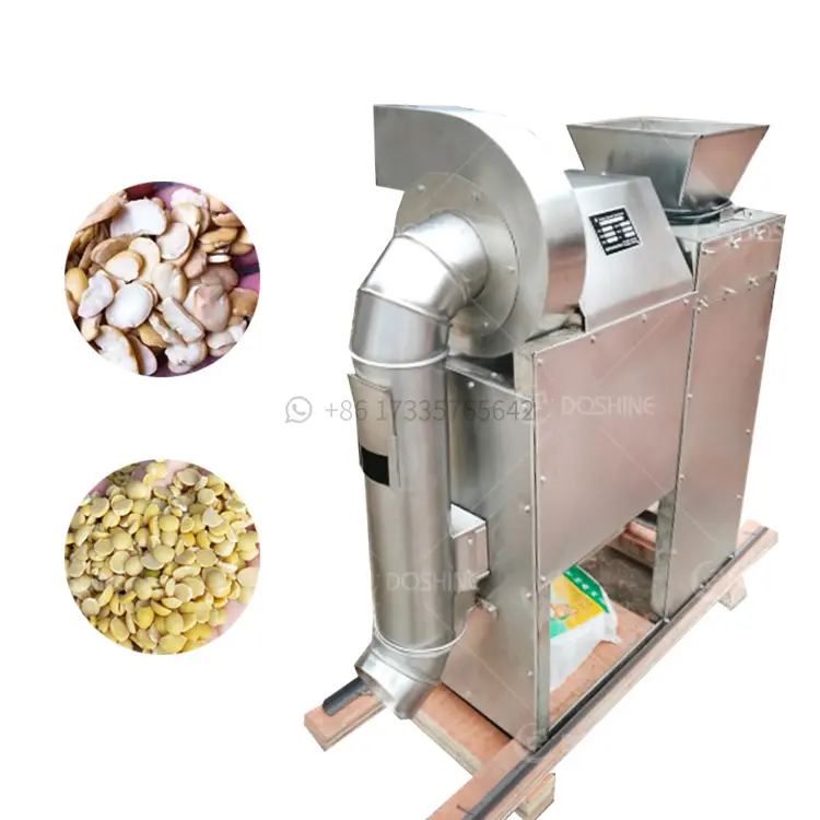 고품질 녹두 Fava 콩 필링 기계 콩 분할 기계 건조 콩 필러 기계