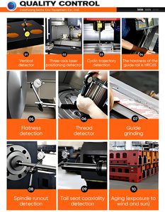 VMC640 3 eksenli yüksek hassasiyetli Vmc Cnc freze makinesi merkezi için yüksek kaliteli alüminyum profil işleme - Product Image 5