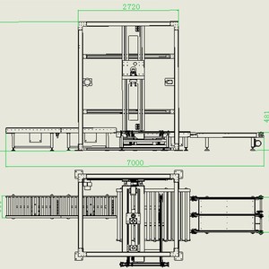 Máquina paletizadora de servomotor paletizador de caja semiautomático expositor de carga paletizador automático - Product Image 4