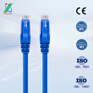 Cables de redes de comunicación personalizados 0,25 m, 0,5 m , 1m, 2M, 5m CAT5 y CAT5E UTP Cable de conexión - Product Image 2