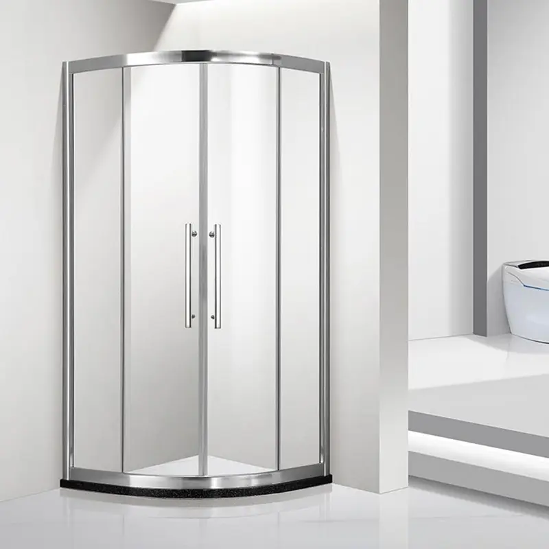 Cabine de douche circulaire moderne en verre trempé, cabines de douche, salle de bain, cabine de douche complète