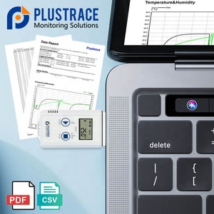 PLUSTRACE MTH Registrador de datos de temperatura y humedad portátil de uso múltiple para medicina.