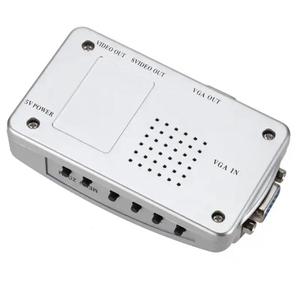 NTSC PAL VGA a TV AV RCA Adaptador de señal Convertidor Video Switch Box Compuesto para computadora portátil PC - Product Image 4