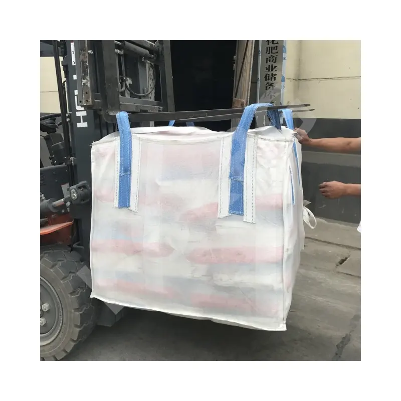 HOKBGアンチUV軽量だが強力なプラスチックPP織りジャンボバッグUV耐性長寿命耐荷重1トンFIBCバッグ