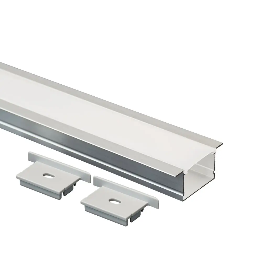 Profilo led in alluminio da incasso vendita calda 35 x20a per luci di striscia