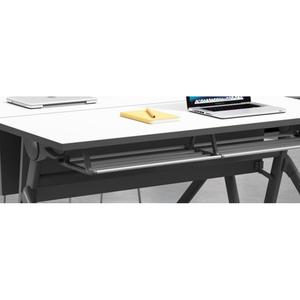 现代风格可折叠培训学生台办公会议桌免费拼接学生专业咨询台 - Product Image 5