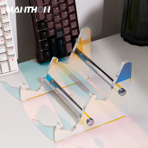 Soporte de acrílico transparente para Teclado mecánico de ordenador, estante de almacenamiento de 3 niveles para teclado - Product Image 1