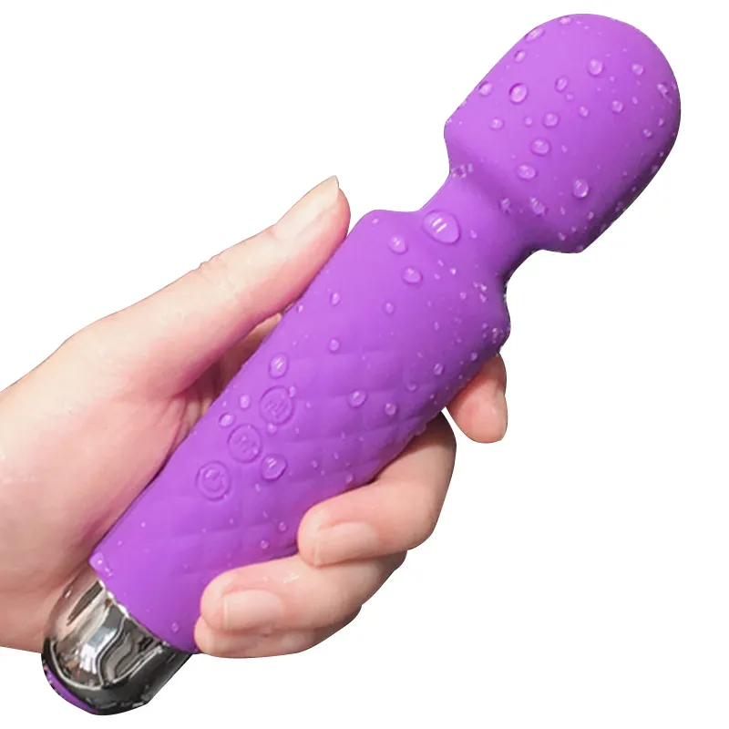 Varita masajeadora corporal de silicona para mujeres, estimulador del clítoris AV, vibrador, juguete sexual para adultos, el más vendido de 2023