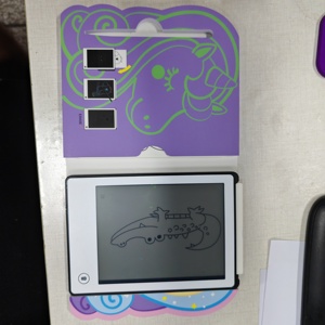 カスタム15カードコンテンツ6インチLCD描画タブレットセット子供用描画ボード付きカラースクリーントレースとライティング運動おもちゃ - Product Image 3