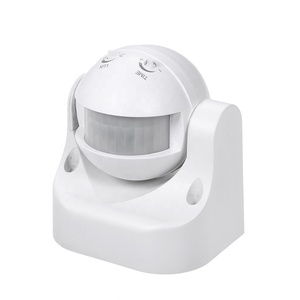 AC 110 v-240 v Detector de movimiento automáticos infrarrojos PIR Sensor de 220V 180 grados de rotación al aire libre temporizador de luz interruptor