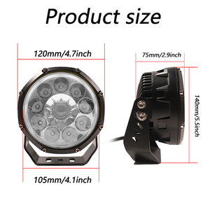 5インチluz de led de trabajo cubos led offroad luz de trabajo luz de trabajo led work light