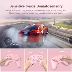 Gamepad PXN 9607X para controlador Nintendo Switch, controlador Wii con NFC, vibración, giroscopio de 6 ejes - Product Image 4