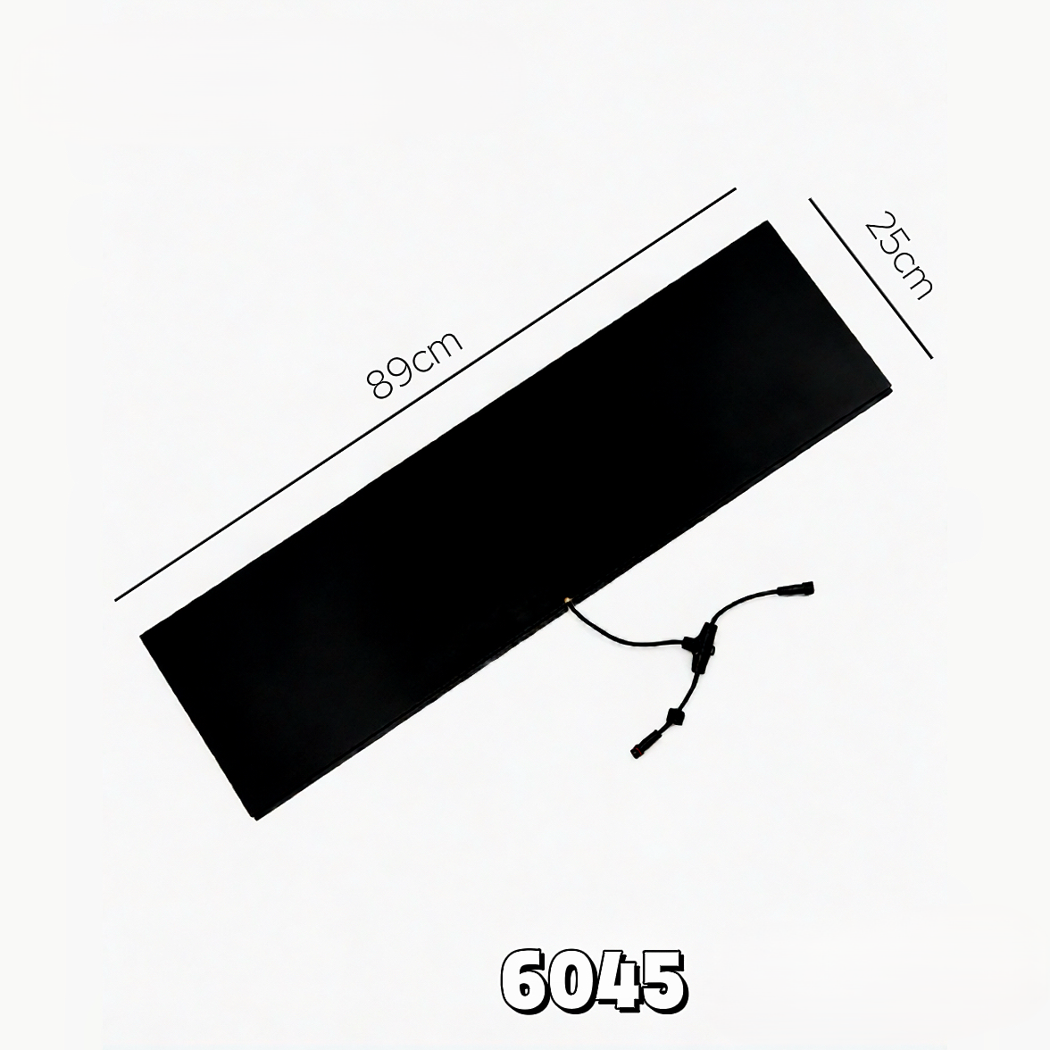 Placa calefactora negra serie 60 (MOQ: 300 piezas)