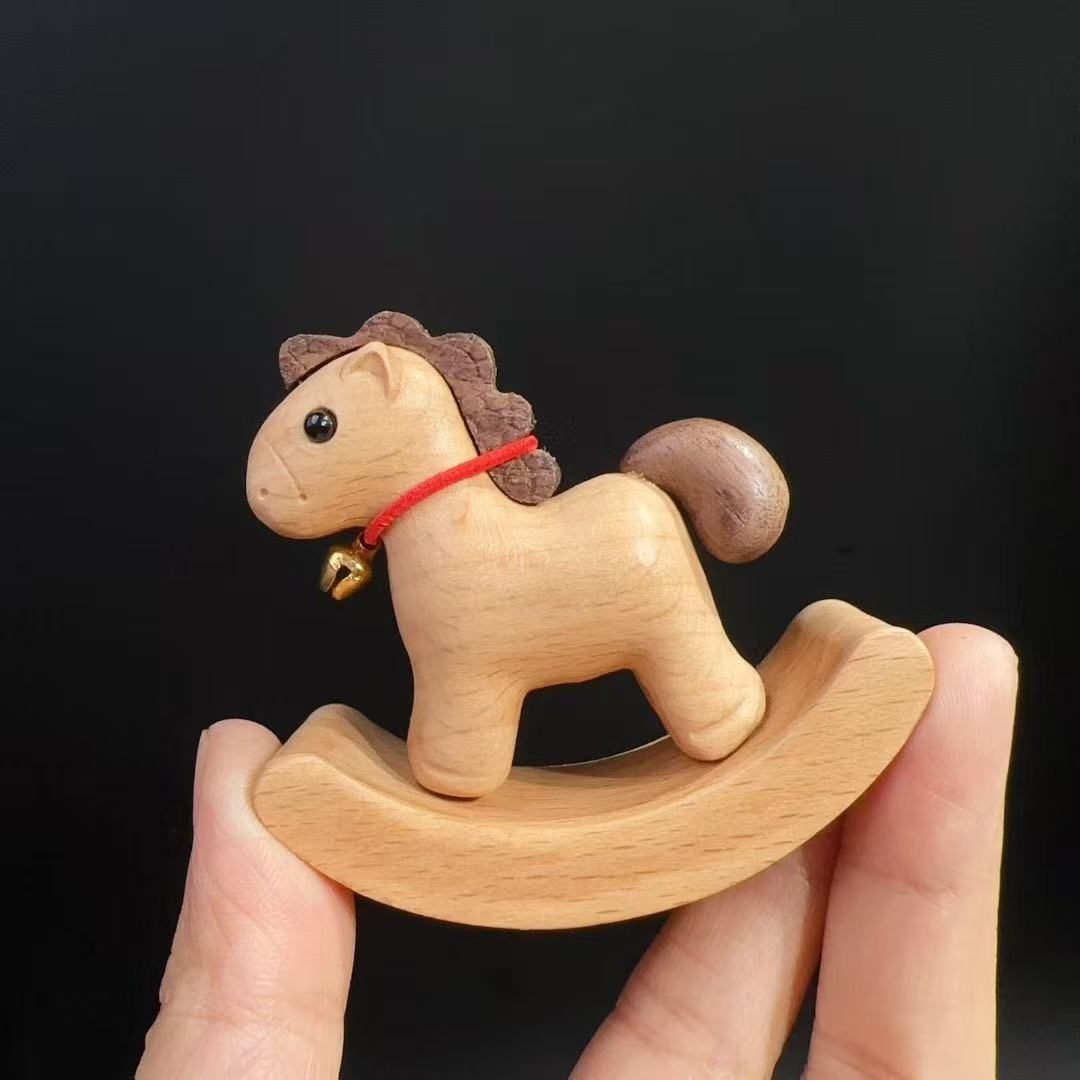Rocking horse desktop ornament