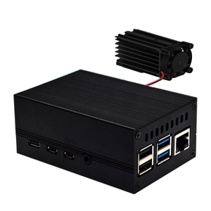 Raspberry Pi 4 Футляр металлический корпус Raspberry Pi 4B основная плата из алюминиевого сплава