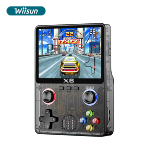 J X6ハンドヘルドゲームコンソールクラシックレトロビデオテレビゲームコンソール10000ゲームデュアル3DジョイスティックWi-Fi通信 - Product Image 1