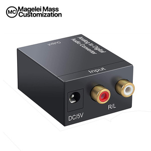 OEM RCA模拟数字光Toslink同轴音频转换器适配器，带光缆电源适配器，用于PS4 Xbox HDTV DVD - Product Image 2