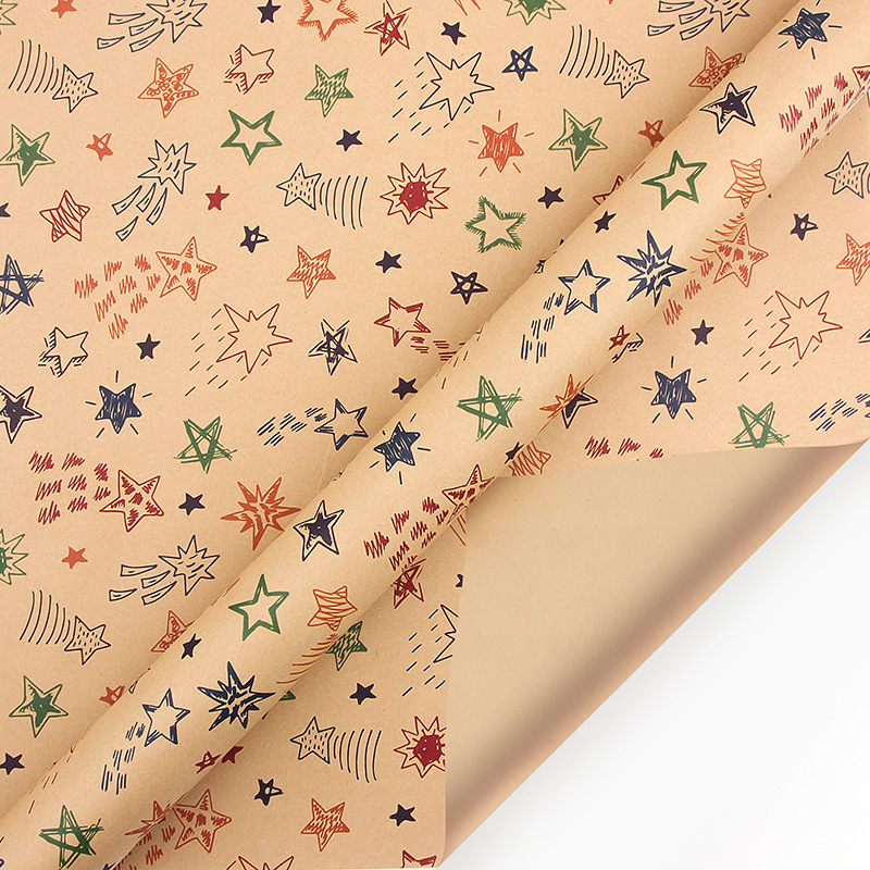 Papel kraft estrella