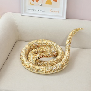Umwelt freundliche benutzer definierte Simulation Python gelbe Schlange Kuscheltiere - Product Image 2