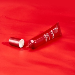 Özelleştirilmiş presleme yuvarlak ekstrüzyon tüpleri 5ml kırmızı jel örnek ambalaj plastik PE tüp elektroliz ucu ile kapak - Product Image 3