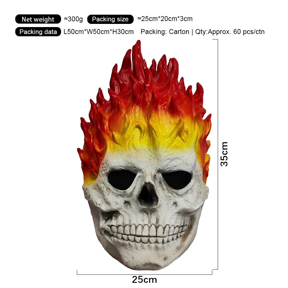 Crâne de flamme rouge