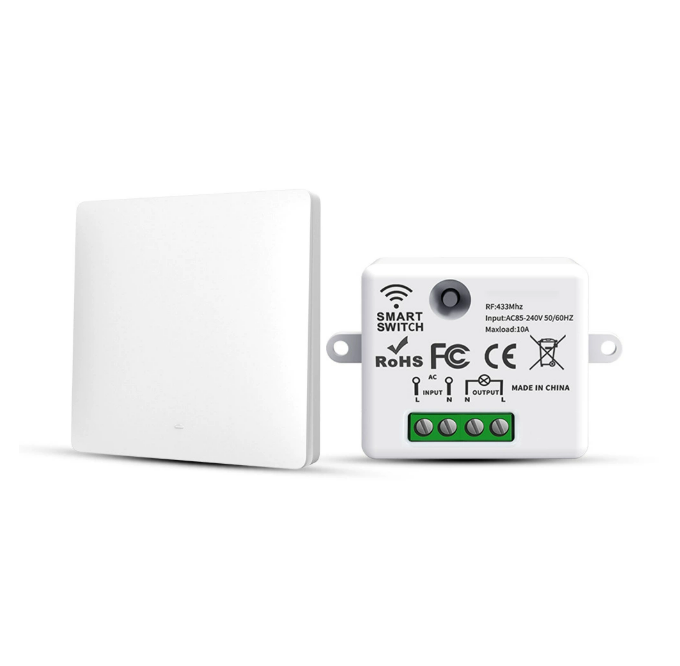 White 1 gang 1 receiver