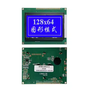Benutzer definierte 128x64 TN HTN STN FSTN VALCD Digitale LCD-Anzeige module 14 Segment Monochrome Farb grafik Zeichen Punkt 128*64 Größe - Product Image 4