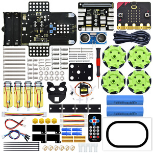 Aismartlink Microbit Mecanum Wheel Smart Car omnidirezionale pitone grafica Robot di programmazione - Product Image 2