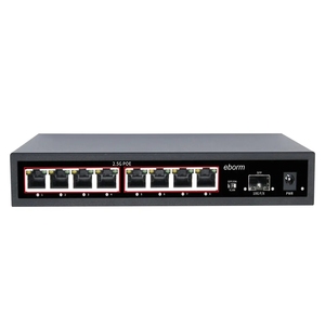 120W IEEE802.3af/at ağ anahtarı 8 Port 2.5G PoE anahtarı 8x2.5 GBASE-T POE portları 60Gbps anahtarlama - Product Image 1