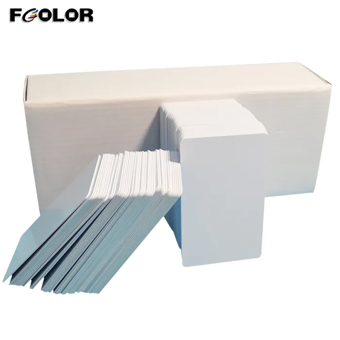 230pcs Bianco di Plastica Della Carta del PVC A Getto D'inchiostro Biglietto Da Visita nessun circuito integrato per Epson o per stampante Canon