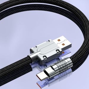 Bold örgü 120W süper Samsung için şarj USB C için USB tip C örgü kablo iPhone Xiaomi 4.0 hızlı hızlı şarj - Product Image 5