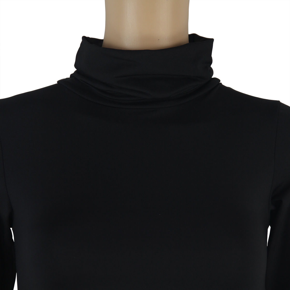 Custom Long Sleeve High Neck Solid Color Women Sexy Tight Fashion Woman Blouses Compression Women Autumn