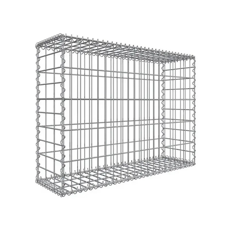 Boîte de haute qualité 1x1x1m, cage en pierre galvanisée, 1x0.5x1m, galfan, gabarit soudé décoratif pour mur de jardin