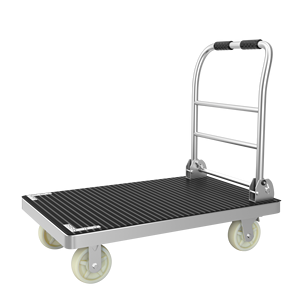 Carro de plataforma de acero ergonómico con alfombrilla de goma antideslizante-Carro de transporte de carga pesada para uso en taller/laboratorio - Product Image 1