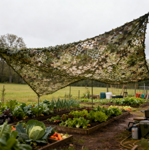 Tissu en maille de camouflage en nylon, type filet de camouflage, largeur 1,5 m - Product Image 1