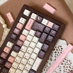 Personality Pink Message Keycaps143 <strong>Keys</strong> Cherry Profile PBT Dye Subbed Keycap for MX Switch 61/68/104/108 Mechanical Keyboard
