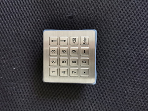 Mini funny workable 6cm*6cm access control metal <strong>keypad</strong> - Product Image 3